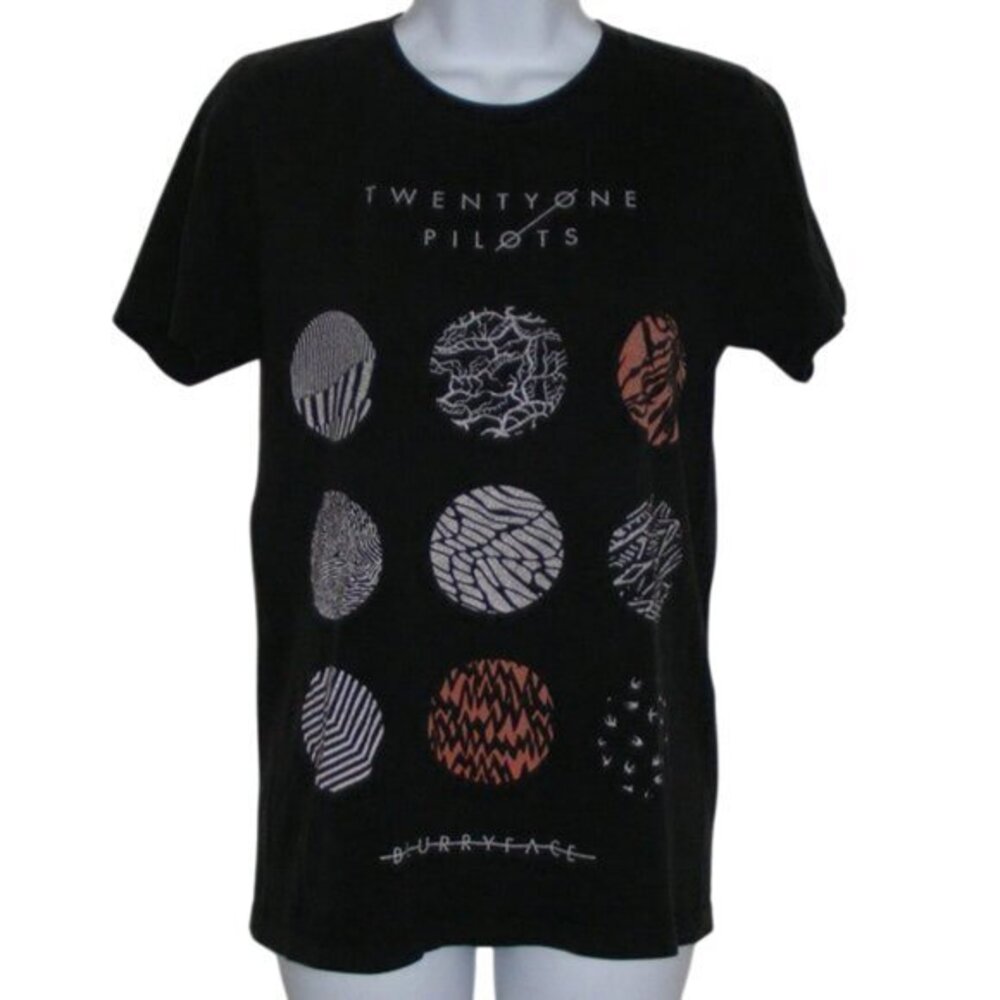 Twenty One Pilots Tshirt, Ladies S Blurryface, Faded Black, Short sleeve No tags